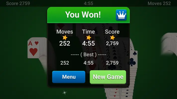 Solitaire android App screenshot 5