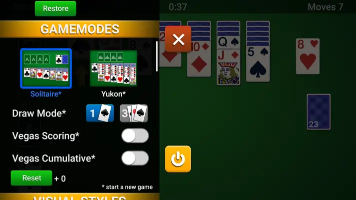 Solitaire android App screenshot 8